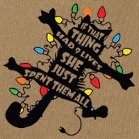 Funny Pussycat From Christmas Vacation Frieds Lover Cotton Canvas Backpack