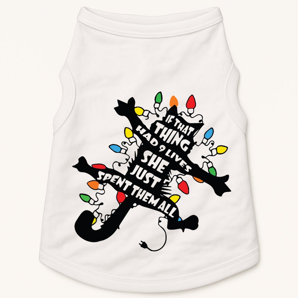 Funny Pussycat From Christmas Vacation Frieds Lover Doggie Tank