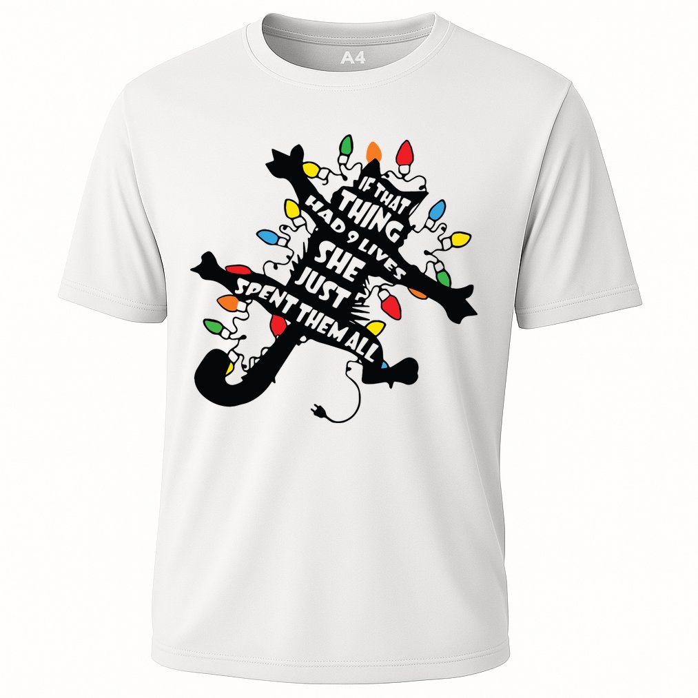 Funny Pussycat From Christmas Vacation Frieds Lover Cooling Performance Crew T-Shirt
