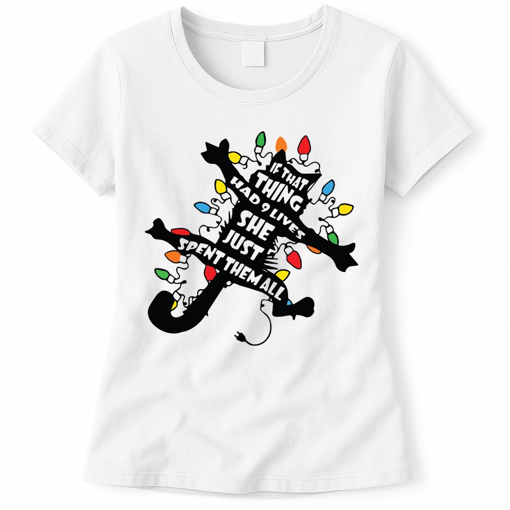 Funny Pussycat From Christmas Vacation Frieds Lover Womens T-Shirt