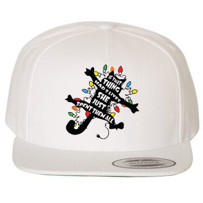 Funny Pussycat From Christmas Vacation Frieds Lover Wool Snapback Cap