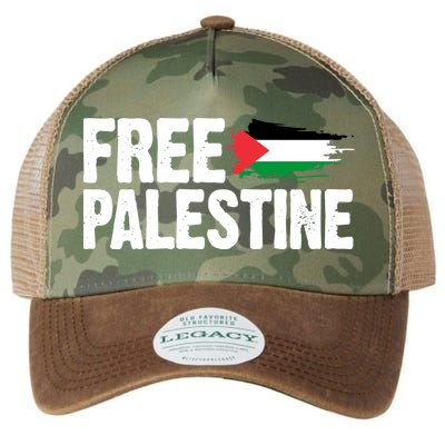 Free Palestine Flag Legacy Tie Dye Trucker Hat