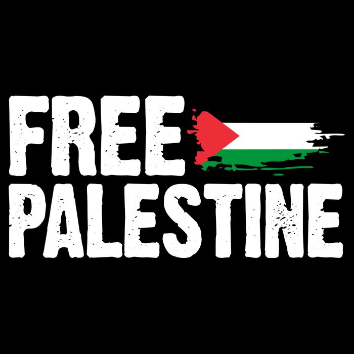 Free Palestine Flag Cooling Performance Crew T-Shirt