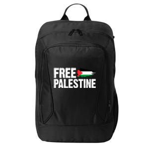 Free Palestine Flag City Backpack