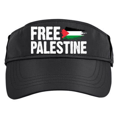Free Palestine Flag Adult Drive Performance Visor