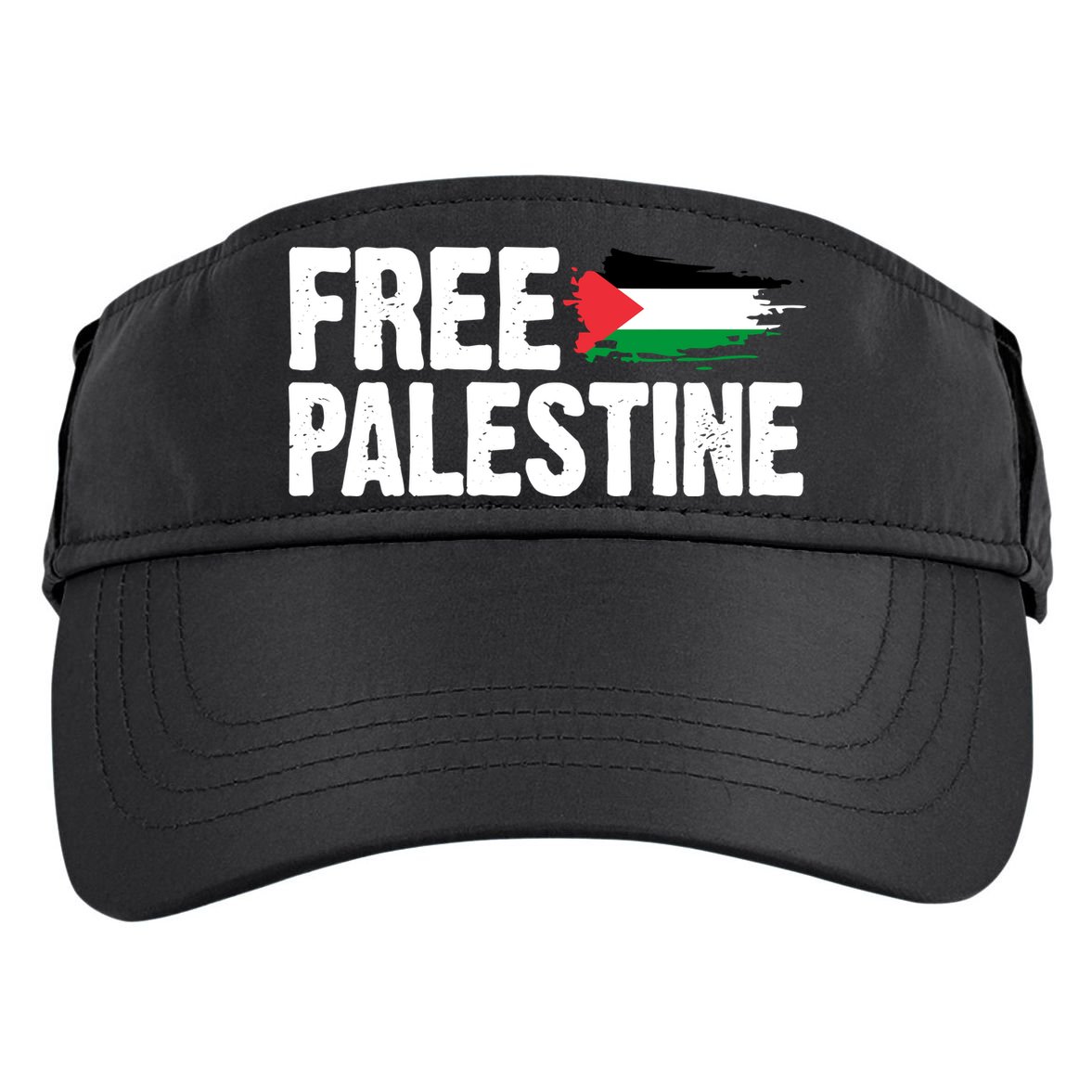 Free Palestine Flag Adult Drive Performance Visor