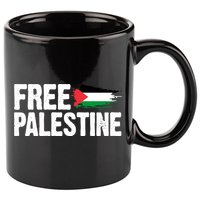 Free Palestine Flag 11oz C Handle Ceramic Mug