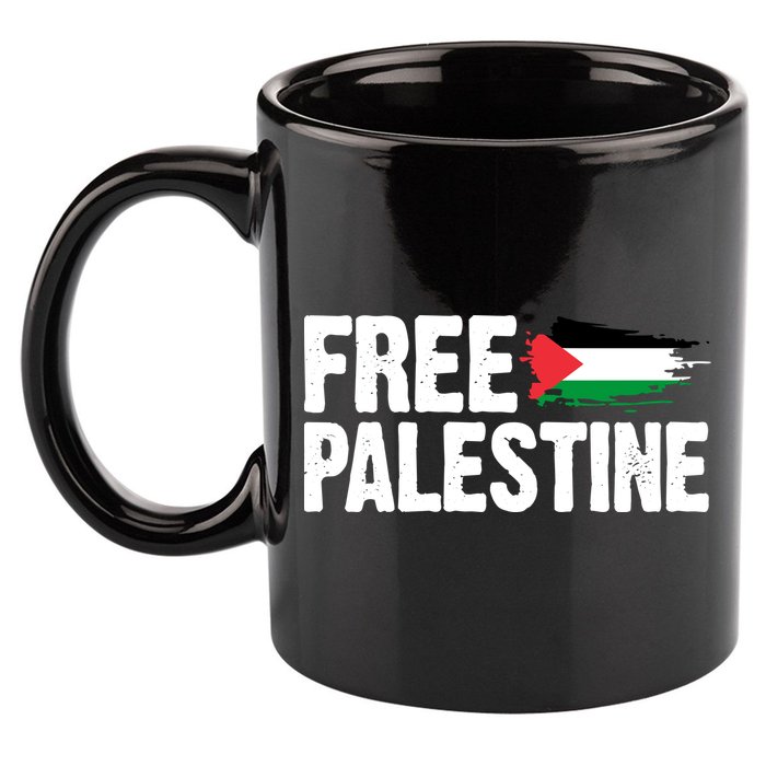 Free Palestine Flag 11oz C Handle Ceramic Mug