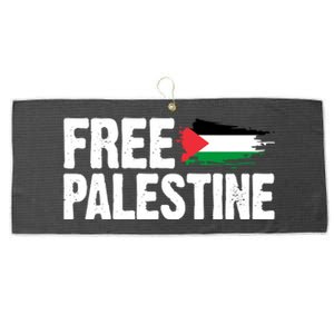 Free Palestine Flag Large Microfiber Waffle Golf Towel