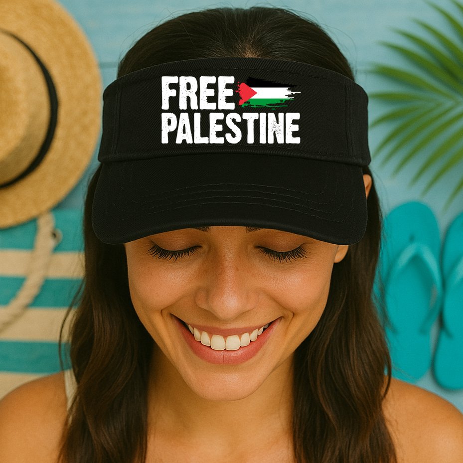 Free Palestine Flag Visor