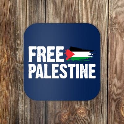 Free Palestine Flag Coaster