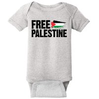 Free Palestine Flag Baby Bodysuit