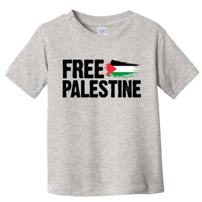 Free Palestine Flag Toddler T-Shirt
