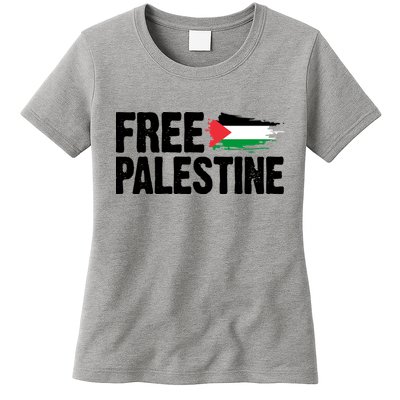 Free Palestine Flag Womens T-Shirt