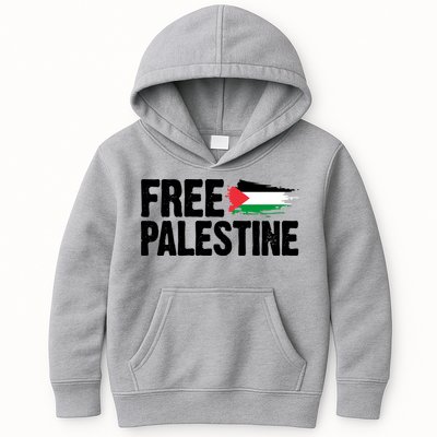 Free Palestine Flag Kids Hoodie