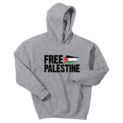 Free Palestine Flag Kids Hoodie