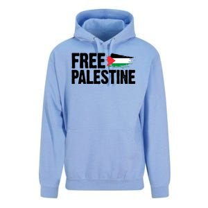 Free Palestine Flag Unisex Surf Hoodie