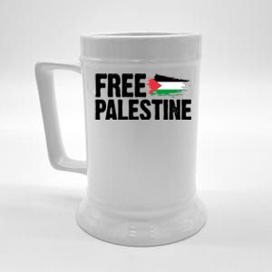 Free Palestine Flag Beer Stein