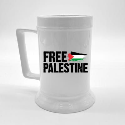 Free Palestine Flag Beer Stein