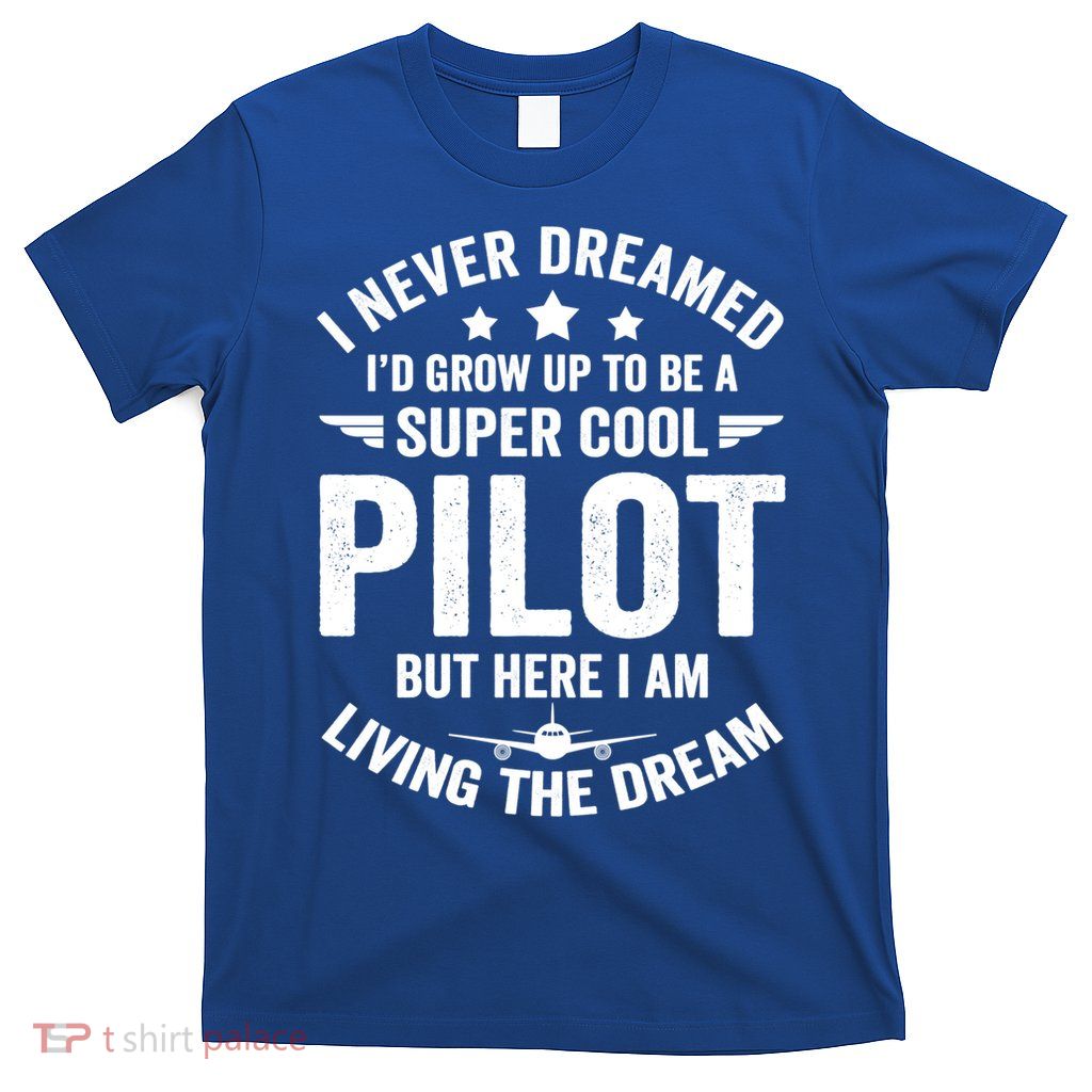 Funny Pilot Flying Aviation Airplane Cool Pilot Airplane Gift T-Shirt