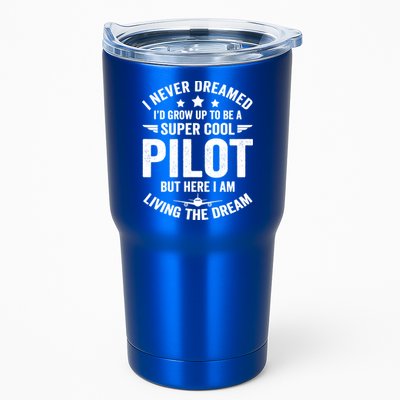 Funny Pilot Flying Aviation Airplane Cool Pilot Airplane Gift Tumbler