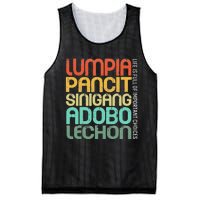 Filipino Philippine Food Lumpia Pancit Sinigang Adobo Lechon Mesh Reversible Basketball Jersey Tank