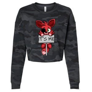 Fnaf Plush Foxy Cropped Pullover Crew