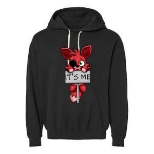 Fnaf Plush Foxy Garment-Dyed Fleece Hoodie