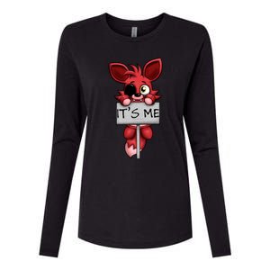 Fnaf Plush Foxy Womens Cotton Relaxed Long Sleeve T-Shirt