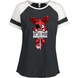 Fnaf Plush Foxy Enza Ladies Jersey Colorblock Tee