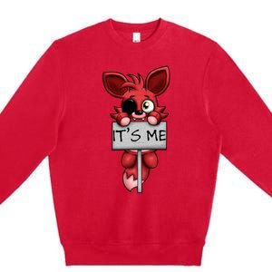 Fnaf Plush Foxy Premium Crewneck Sweatshirt