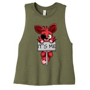 Fnaf Plush Foxy Women's Racerback Cropped Tank