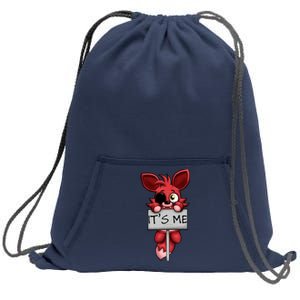 Fnaf Plush Foxy Sweatshirt Cinch Pack Bag