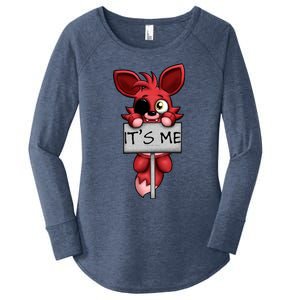 Fnaf Plush Foxy Women's Perfect Tri Tunic Long Sleeve Shirt