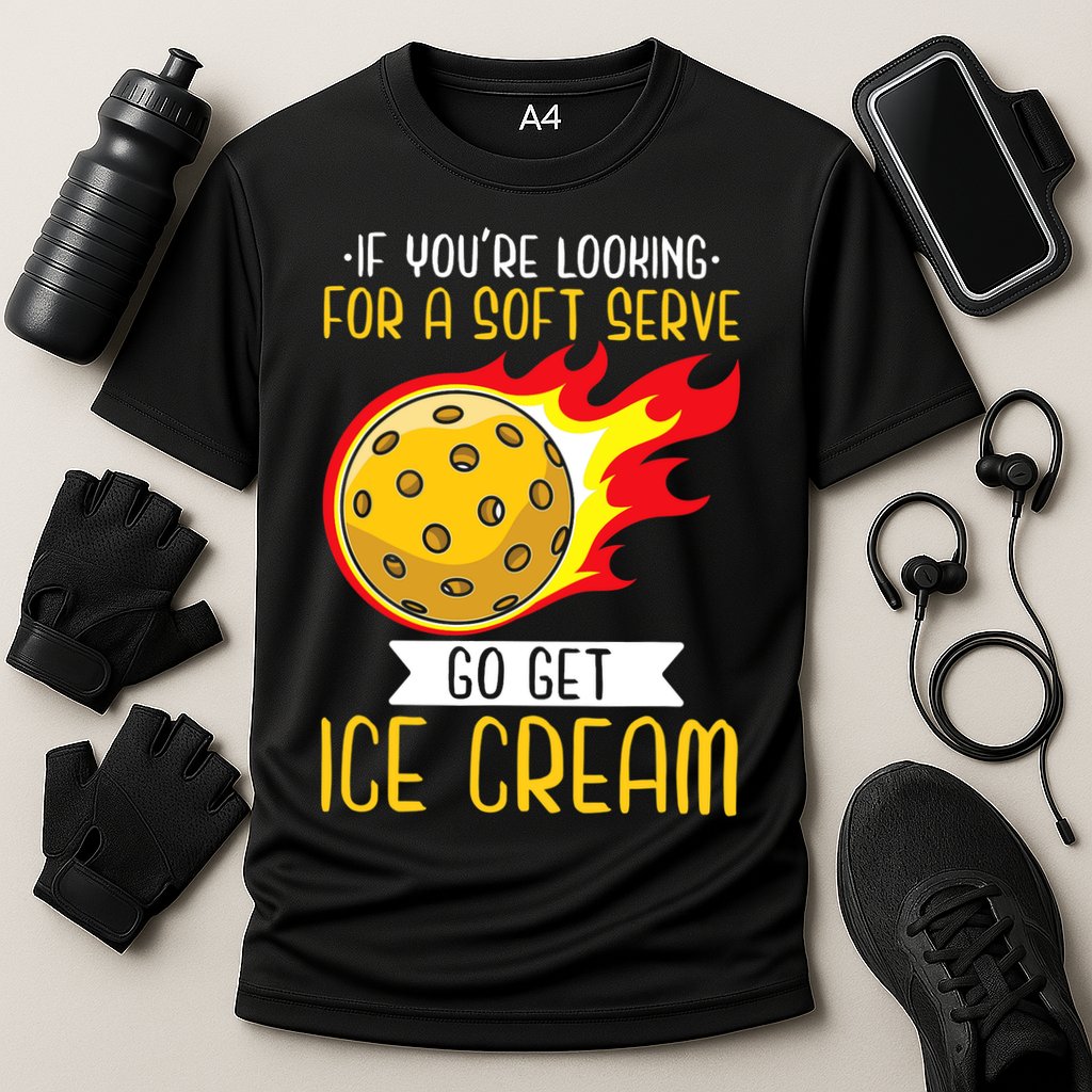 Funny Pickleball Cooling Performance Crew T-Shirt