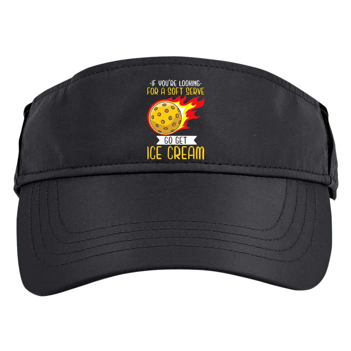 Funny Pickleball Adult Drive Performance Visor