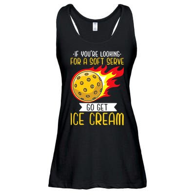Funny Pickleball Ladies Essential Flowy Tank