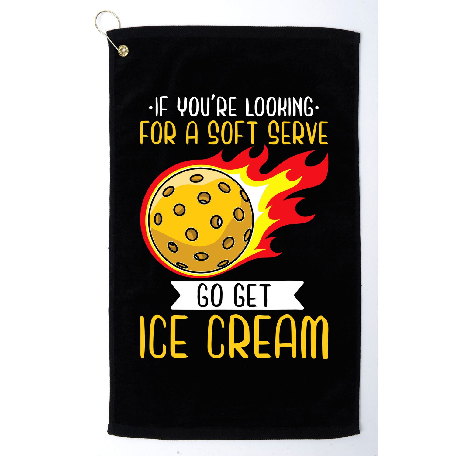 Funny Pickleball Golf Towel