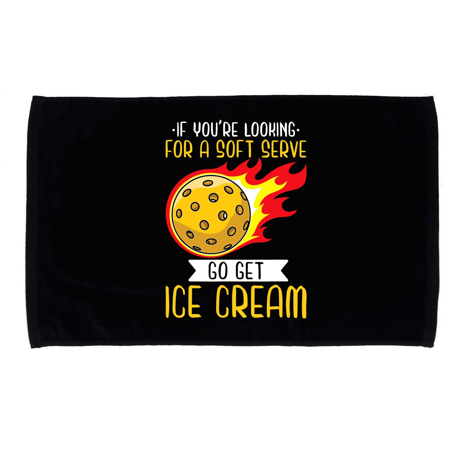 Funny Pickleball Microfiber Hand Towel
