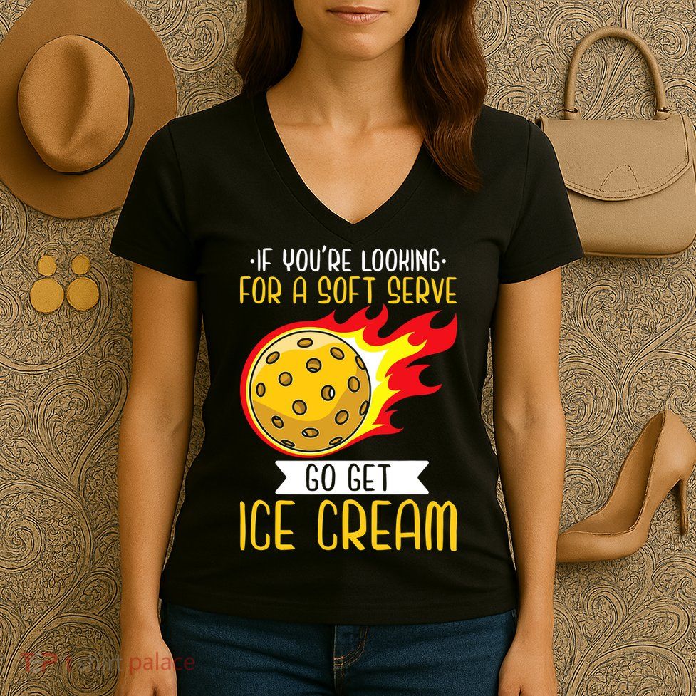 Funny Pickleball Women's V-Neck T-Shirt