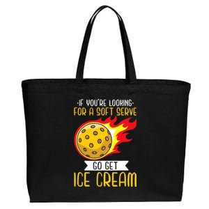 Funny Pickleball Cotton Canvas Jumbo Tote