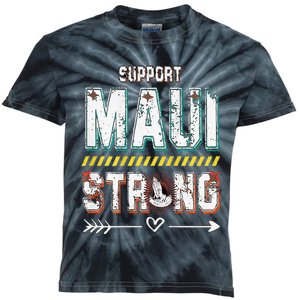 Funny Pray For Maui Hawaii Strong Kids Tie-Dye T-Shirt