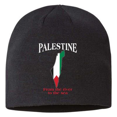 Free Palestine From The River To The Sea Sustainable Beanie