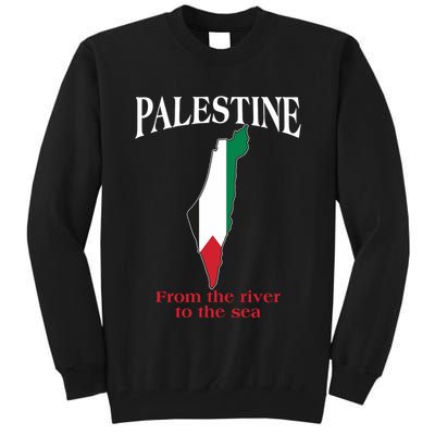 Free Palestine From The River To The Sea Tall Sweatshirt