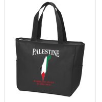 Free Palestine From The River To The Sea Zip Tote Bag