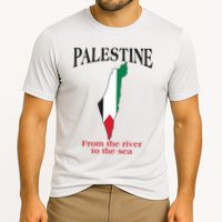 Free Palestine From The River To The Sea Cooling Performance Crew T-Shirt