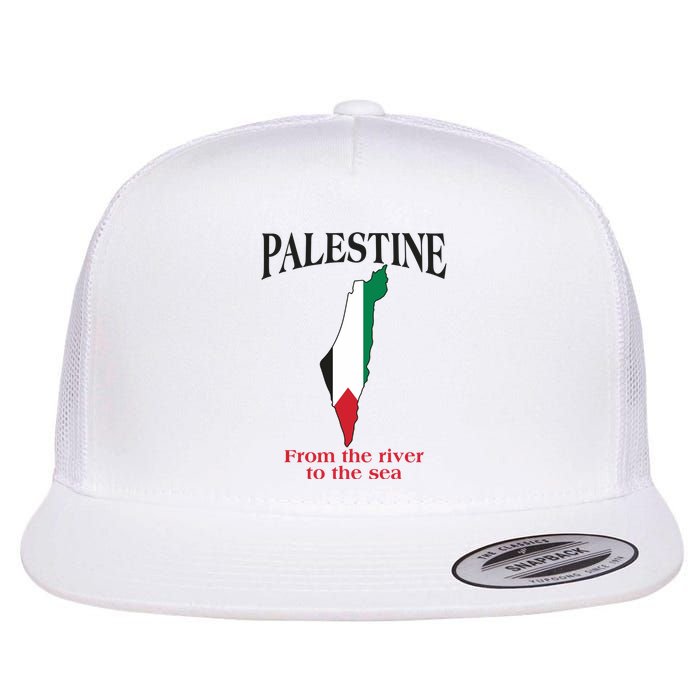 Free Palestine From The River To The Sea Flatbill Hat