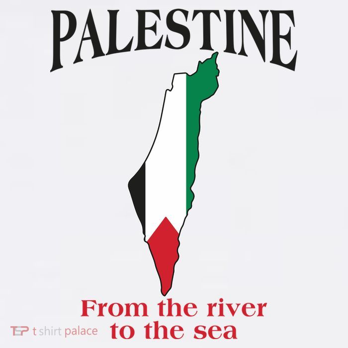 Free Palestine From The River To The Sea Baby Bodysuit