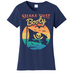 Funny Pirate Freebooter Buccaneer Caribbean Adventure Women's T-Shirt