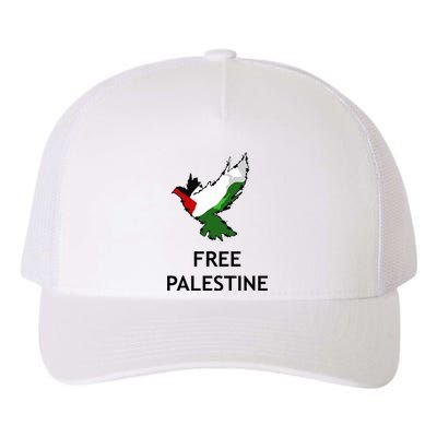 Free Palestine Freedom Yupoong Adult 5-Panel Trucker Hat